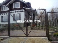Забор из сетки рабицы недорого установка под ключ Москва и МО